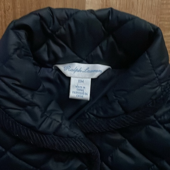Ralph Lauren Navy Quilted Jacket, size 18m - Picture 2 of 5